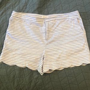 Scalloped shorts